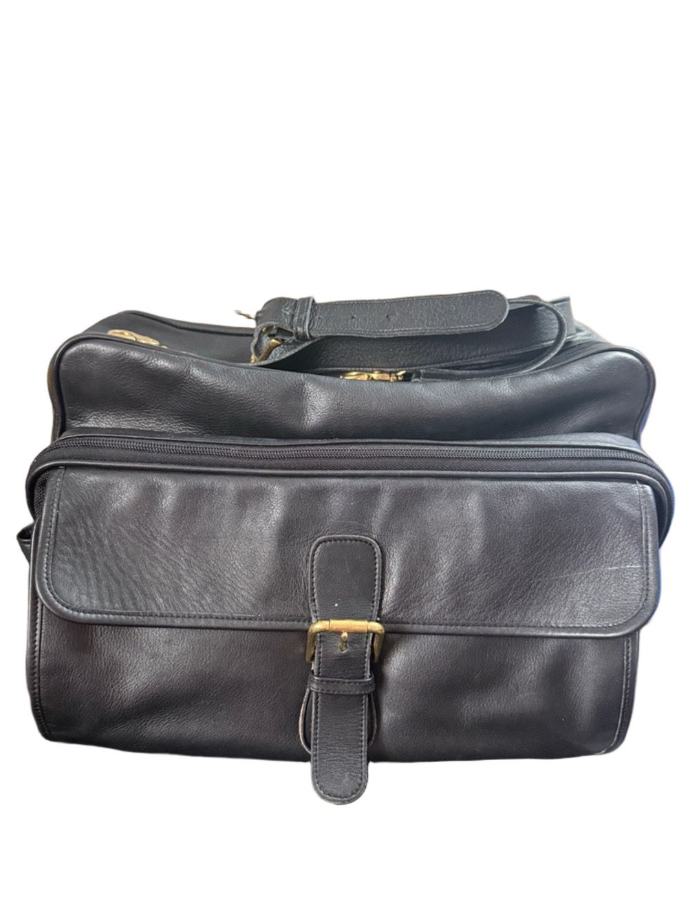 Coach Double Compartment Carry-On 1996 Vintage Leather with hangtag